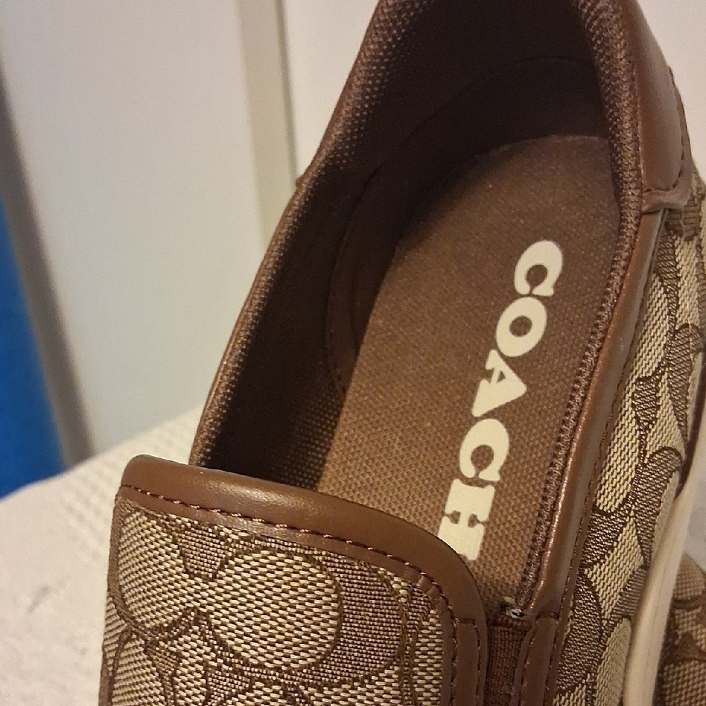 👜 Coach Wells Slip-On Sneakers C4393 👜 👟 Women’s Size 8B | Eco-Chic & Comfy - Picture 4 of 16
